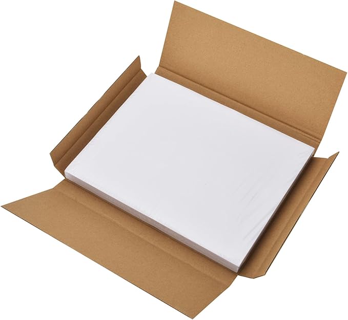 White Sticker FBA Labels – 4" x 3.33" – Laser/Inkjet Compatible – (6 Label/Sheet), 2000 Sheets - 12000 Total Adhesive Labels