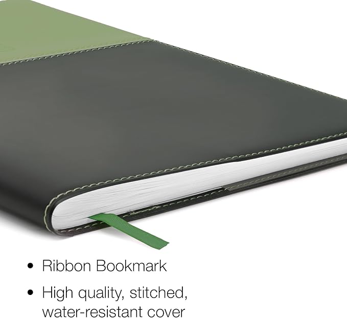 2026 Planner Calendar, 8"x10" : Includes 14 Months (November 2025 - December 2026) / 2026 Weekly Planner/Weekly Agenda/Monthly Calendar Organizer (Green/Black)