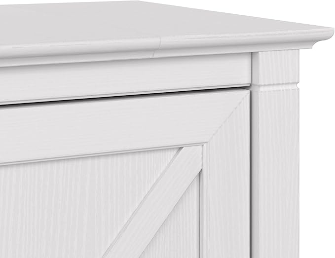 Bush Furniture Key West Lateral File Cabinet, Modern Farmhouse 2 Drawer File Cabinet for Home Office