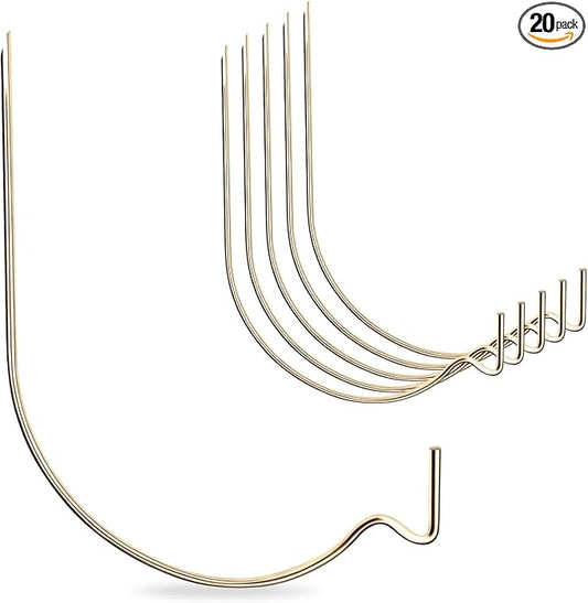 20pcs Aeneous Super Hook Picture Hangers and Office Pack, Drywall Hooks for Hanging Pictures, Wall Hooks, Picture Hangers, Picture Hanging Kit，Hang Art, Clock, Shelves, Mirrors