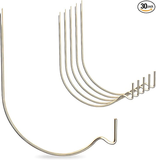 30pcs Aeneous Super Hook Picture Hangers and Office Pack, Drywall Hooks for Hanging Pictures, Wall Hooks, Picture Hangers, Picture Hanging Kit，Hang Art, Clock, Shelves, Mirrors