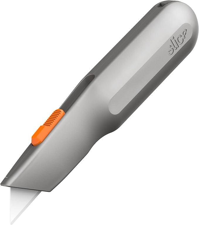 Slice Metal-Handle, 1 Utility Knife, Manual Blade Stays in Position