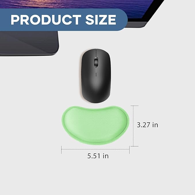 Office Ergonomic Memory Foam Computer Mouse and Keyboard Wrist Rest pad Support Carpal Tunnel, Wrist Rest for Keyboard and Mouse, Wrist Support Set