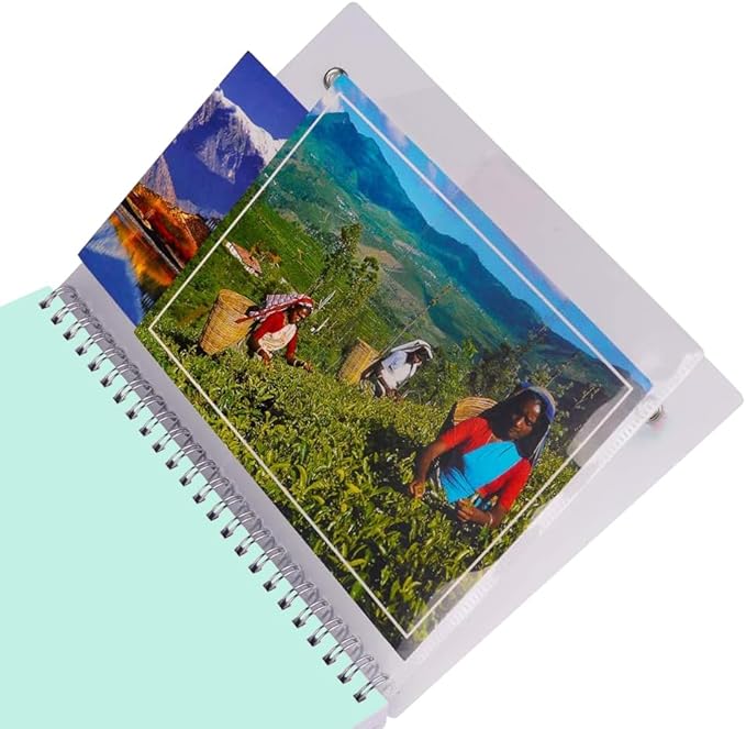 2026 Planner - Monthly Planner Runs January 2026 to December 2026, 6.25" x 8.25", 12 Monthly Tabs, 14 Notes Page, Inner Pocket, Flexible Cover with Twin-Wire Binding, Planners 2026, Teal