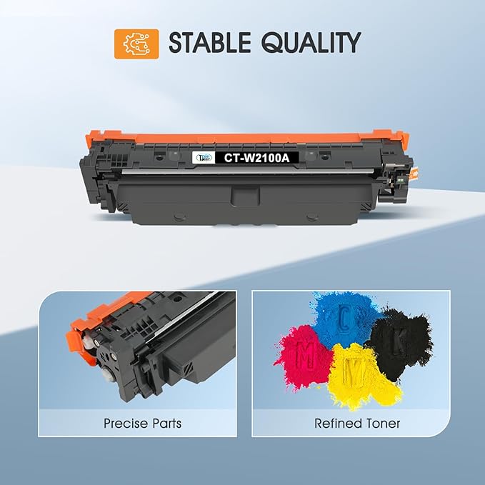 210A Toner Cartridges 4 Pack 210X 4301fdw Compatible for HP 210A 210 Toner Cartridges Replacement for HP Color Laserjet Pro MFP 4301fdn Pro 4201dw 4201dn W2100X W2100A Series Printer Ink (with Chip)