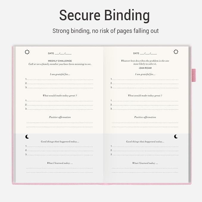 The Gratitude Journal - Inspire Thankfulness, Mindfulness, Positivity, Happiness, Affirmation, Productivity & Self Care - Undated Daily Reflection & Gratitude Journal for Women & Men - Upgraded with