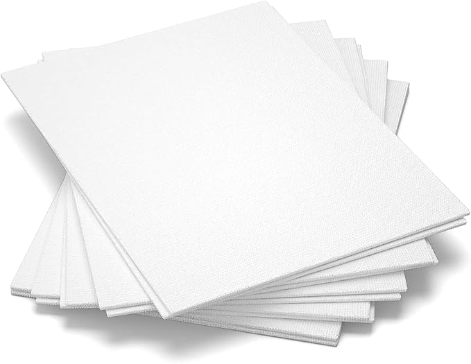 S & E TEACHER'S EDITION 120Pcs Painting Brushes, 12Pcs Paingting Palettes, 12Pcs Canvas Panels, Canvas Boards Bulk Value Pack for Classes and Parties, Total 144Pcs.