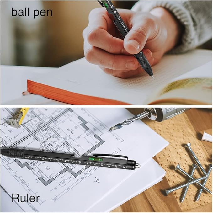Dad Gifts for Fathers Day, 10 in 1 Multitool Pen, Stocking Stuffers for Mens Gifts for Him Husband, Father's Day for dad, Birthday for Men, Tools Cool Gadgets,Office Gift