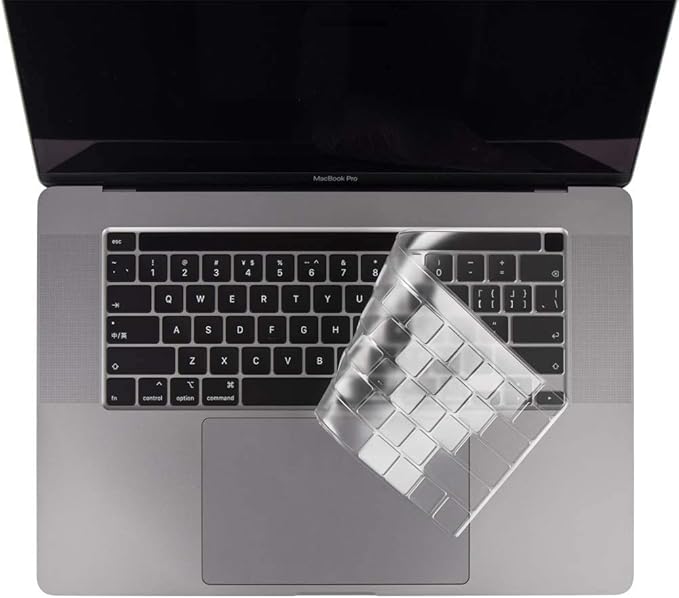 Ultra Thin Keyboard Cover Skin for MacBook Pro 16 inch with Touch Bar Touch ID A2141 and MacBook Pro 13 inch A2338 A2251 A2289 Keyboard Protector