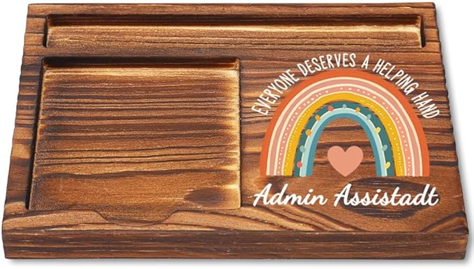 Admin Assistadt Sticky Note Holder, Admin Assistadt Appreciation Gifts, Thank You Gifts for Admin Assistadt, Admin Assistadt Office Decor Self-Stick Note Pad Holders YB375