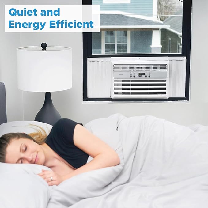 Midea 12,000 BTU EasyCool Window Air Conditioner, Dehumidifier and Fan - Cool, Circulate and Dehumidify up to 550 Sq. Ft., Reusable Filter, Remote Control
