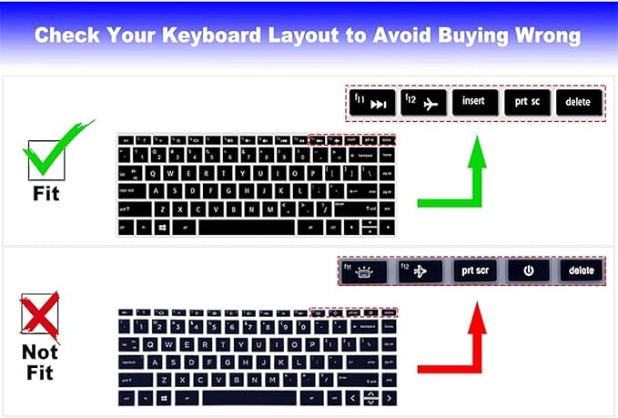 Keyboard Cover for HP Laptop 14/HP Pavilion 14-dq 14-cf/fq, HP 14 Ultrabook, HP 14-dq0052dx 14-dq0703dx 14-dq2089wm 14-dq0760dx 14-dq0032dx 14-dq0004dx 14-dq0762dx 14-dq0761dx 14-dq0054dx 14-dq1043dx