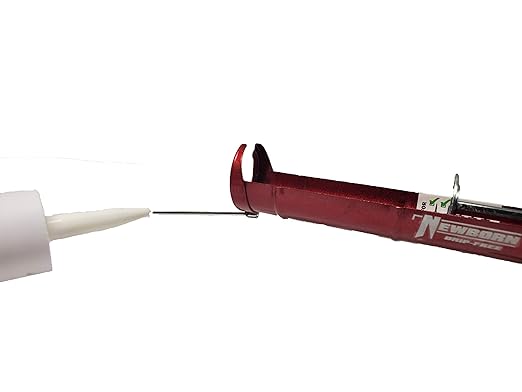 Sika Anchorfix-2 Super Strength Anchoring Adhesive (10.1 fl Oz) and Newborn 930-GTD Drip-Free Smooth Hex Rod Cradle Caulking Gun