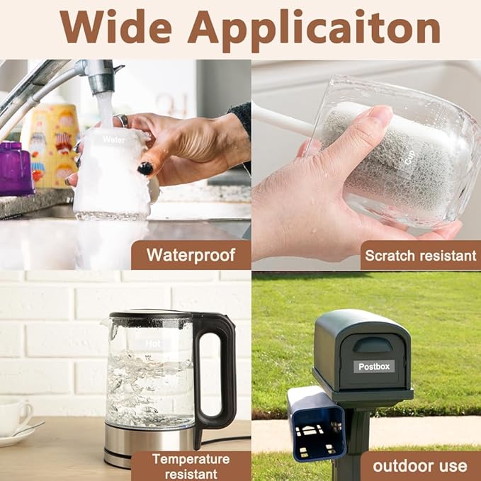 Hehua Tze Tz Tape 12mm 0.47 Laminated White on Clear Tape Compatible for Brother P-Touch Label Maker Tape TZe-135 TZe135 TZ-135 TZ135 for Ptouch PT D210 D220 D200 D610 H110, 1/2'' x 26.2ft, 3 Pack