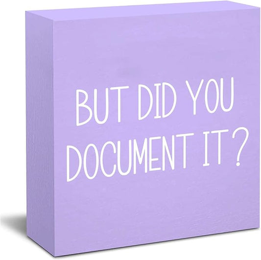 Purple Office Decor Desk Accessories Purple Office Gifts Purple Decor Sign for Cubicle Decor or Desk Decorations for Women Home & Office Cute Desk Accessories Gifts for Women Coworker