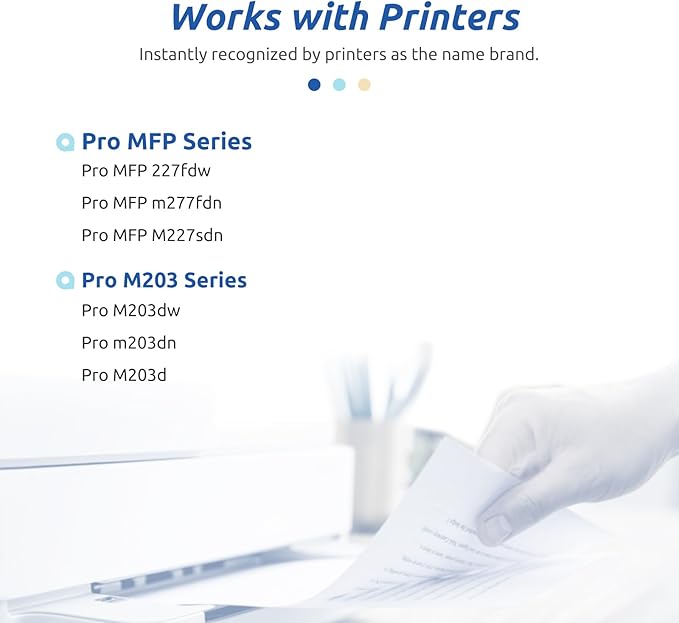INK E-SALE Compatible 30A Toner Cartridge Replacement for HP 30A CF230A for use with HP Pro M203 M227 Series MFP M227fdn M227fdw M227sdn M203d M203dn M203dw Printer 4-Pack New Version