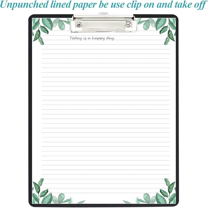 (3-Pack) Stationery Lined Paper, Letter Size Unpunched Ruled Filler Paper, 300Sheets / 600Pages Loose-Leaf Line Paper, 100gsm White Paper, 8.5'' x 11'', Leaf