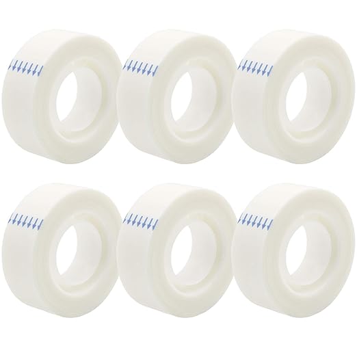 OWLKELA - 6 Rolls Matte & Glossy Tape Refills, Invisible, Translucent, All-Purpose for Office, Home, School - 0.7 in x 1000 Inches