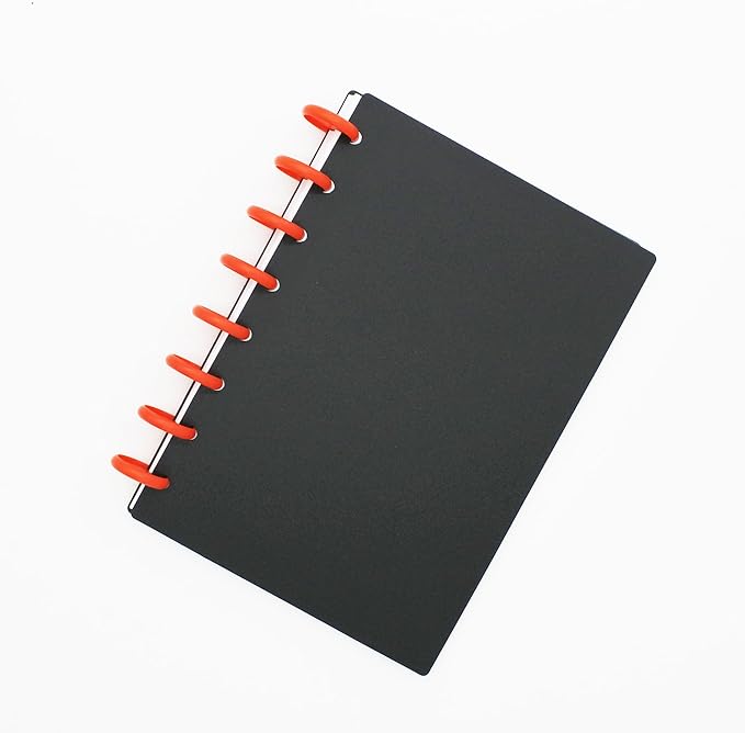 100pcs Discbound Notebook Discs DIY Planner Accessories fits for Tul,Levenger,Arc,Happy Planner,Talia(Red,0.94inch/24mm)