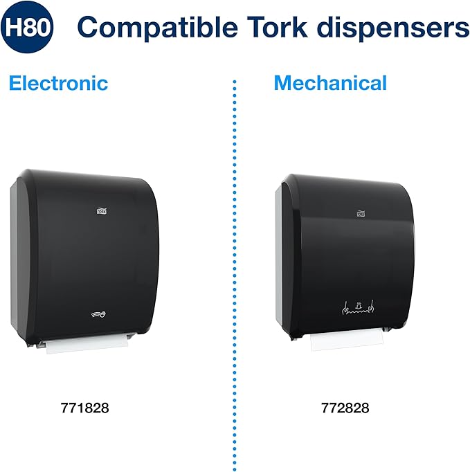 Tork Hand Towel Roll Natural H80, Universal, 100% Recycled Fiber, 6 Rolls x 800 ft, 8031300