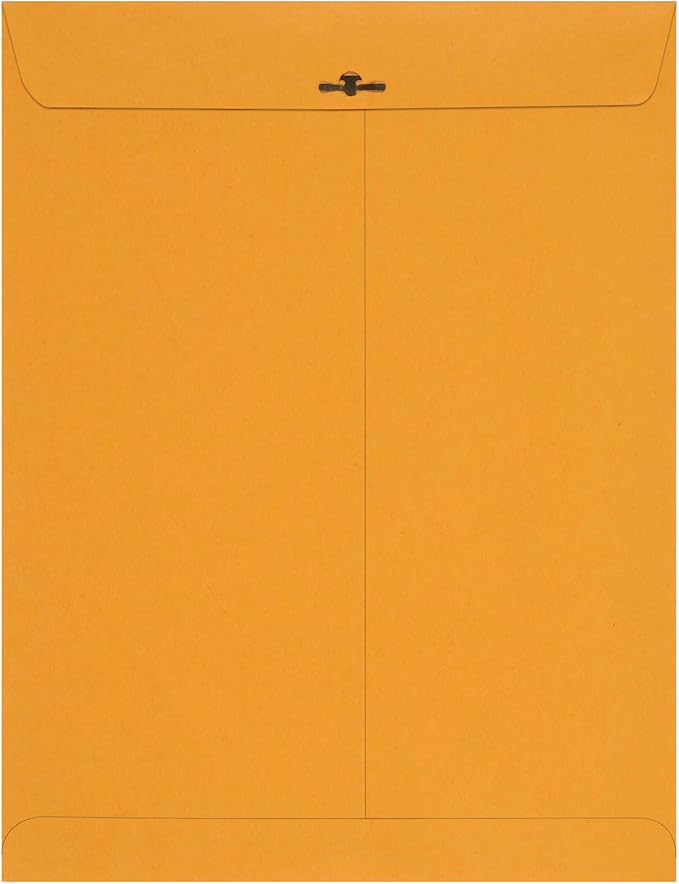 Amazon Basics Clasp Kraft Envelopes, Gummed Mailing Envelope, 10 x 13 inch, 100-Pack