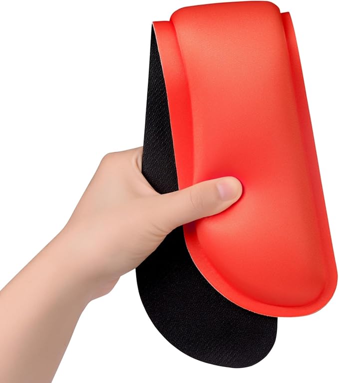 Dapesuom Enlarge Keyboard Wrist Rest, Cute Memory Foam Keyboard Wrist Cushion for Computer Desk Mats Support, Typing Pain Relief Ergonomic Mouse Pad Rests with Non-Slip Base for Gaming, Laptop, Red