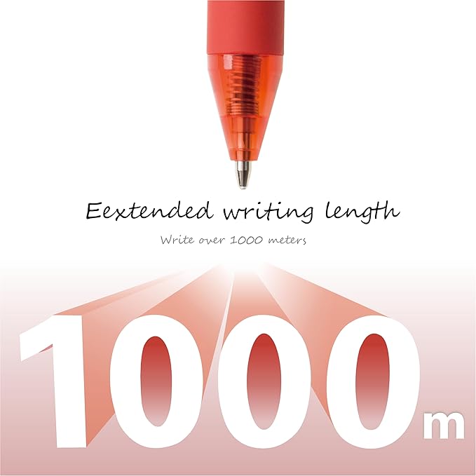 CRYLLIS Pens Bulk, 100Pack Black Pens,Black Ink Ballpoint Pens for Smooth Writing,No Smear,Office Supplies,Back to School Gifts,School Teacher,1.0mm