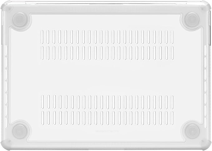 MOSISO Compatible with MacBook Pro 13 inch Case M2 2025-2016 A2338 M1 A2251 A2289 A2159 A1989 A1708 A1706, Anti-Cracking Heavy Duty Plastic TPU Bumper Hard Case&Keyboard Skin&Screen Film, Transparent