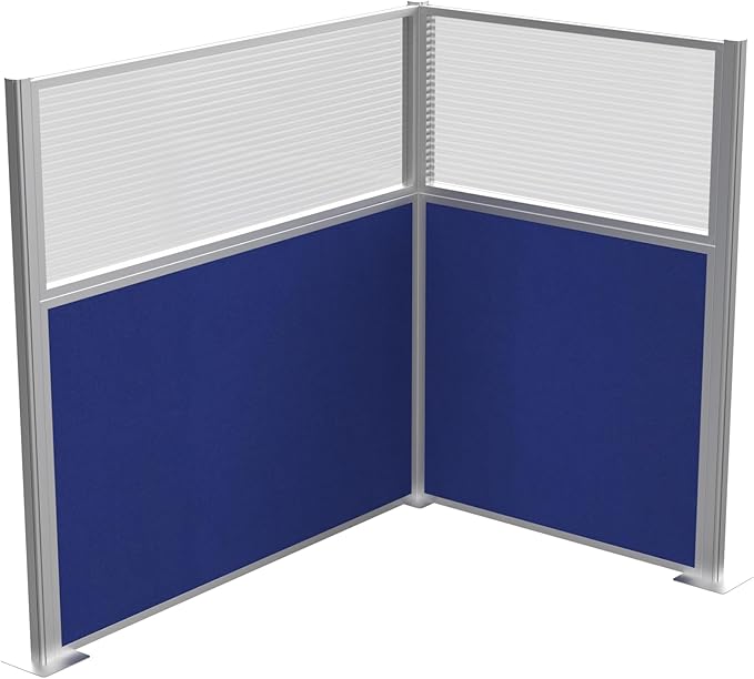 Versare Hush Panel Cubicle Kit | Workstation Partition Walls | Sound Dampening Cubicle Walls | Partitions for Desks
