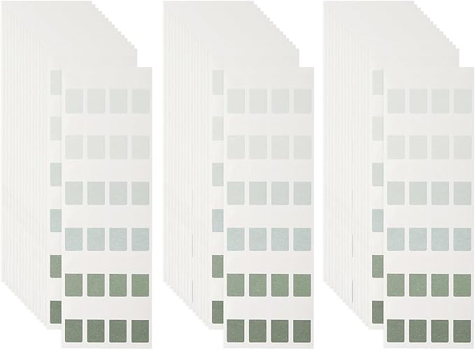 PATIKIL Clear Index Sticky Tabs, 720 Pcs Small Transparent Sticky Notes Bookmarks Planner Stickers Page Tabs for Office Notebooks File Folder Ledger Book, Gradient Green