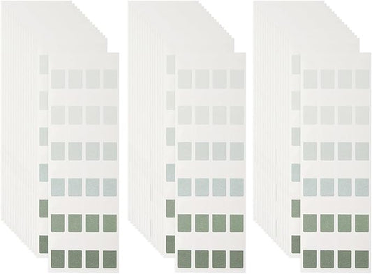 PATIKIL Clear Index Sticky Tabs, 720 Pcs Small Transparent Sticky Notes Bookmarks Planner Stickers Page Tabs for Office Notebooks File Folder Ledger Book, Gradient Green