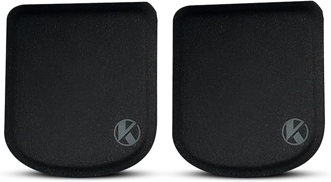 Ultra-Thin Portable Laptop Wrist Rest Pads (Onyx Black)