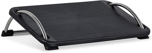 Mount-It! Tilting Footrest Under Desk | Ergonomic Office Foot Rest Adjustable | Computer Desk Foot Support | Large Platform Elevated Office Footrest