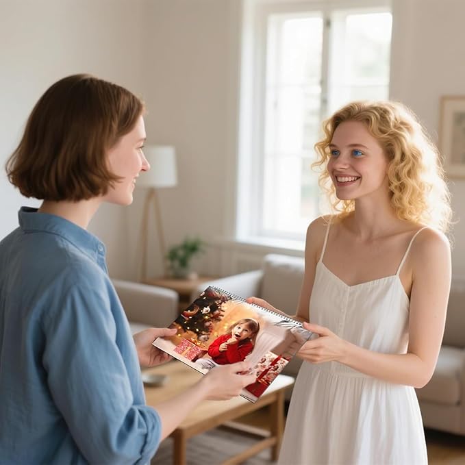 Custom Calendar 2026 for Home & Office - Print Your 13 Memories,Make Your Own Personalized Calendar Customized Christmas Gift &use your photo (Wall Calendar 11"×17", 2 Packs)