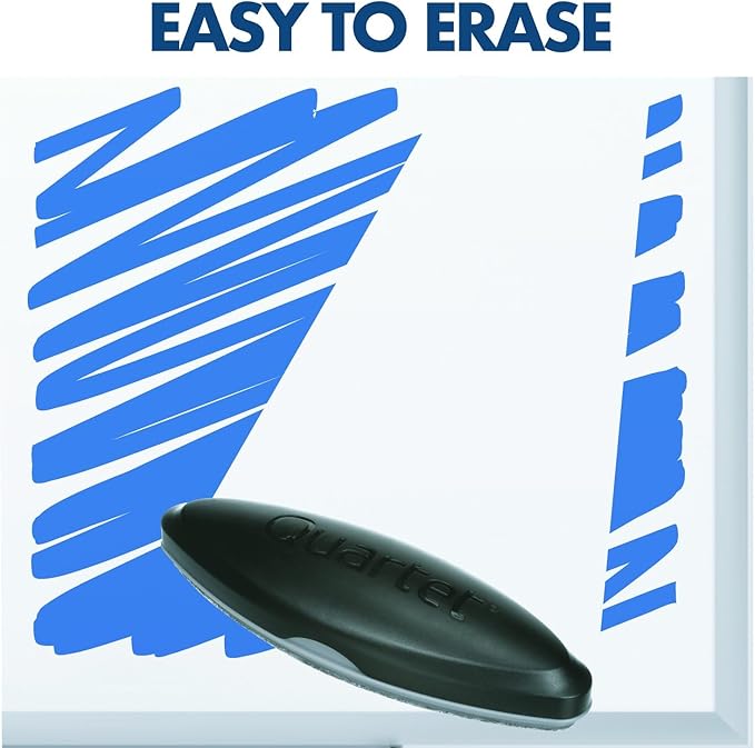 Quartet Dry Erase Markers, Whiteboard Markers, Chisel Tip, Bold Color, EnduraGlide, White Board Dry Erase Pens, Assorted Colors, 12 Pack (5001-20MA)