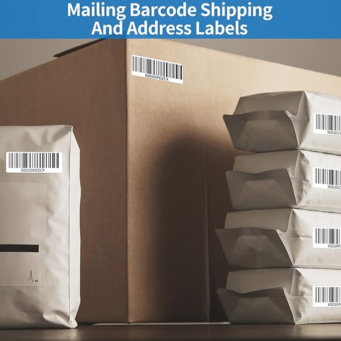 BESTEASY 30-up 4000 Sheets 1" X 2-5/8" Address Shipping Labels for Laser and Inkjet Printers, FBA Product Labels (120000 Labels)