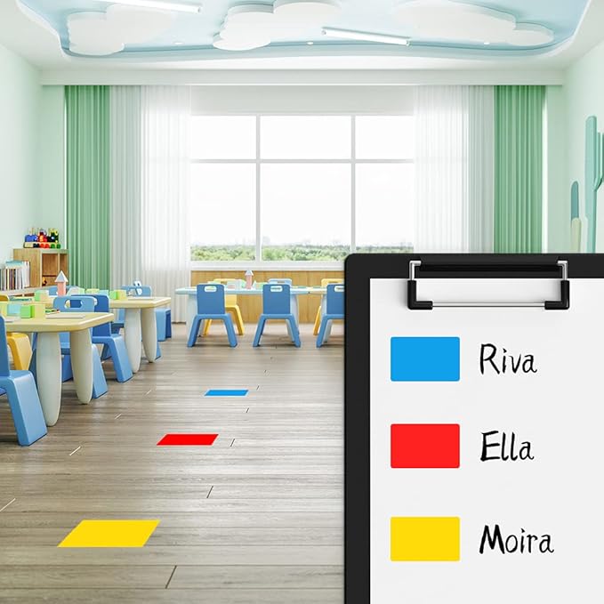 Rectangle Labels Sticker 3×5 Inch Vinyl Floor Stickers Color Coding Name Tags Roll Removable 200 PCS, Yellow