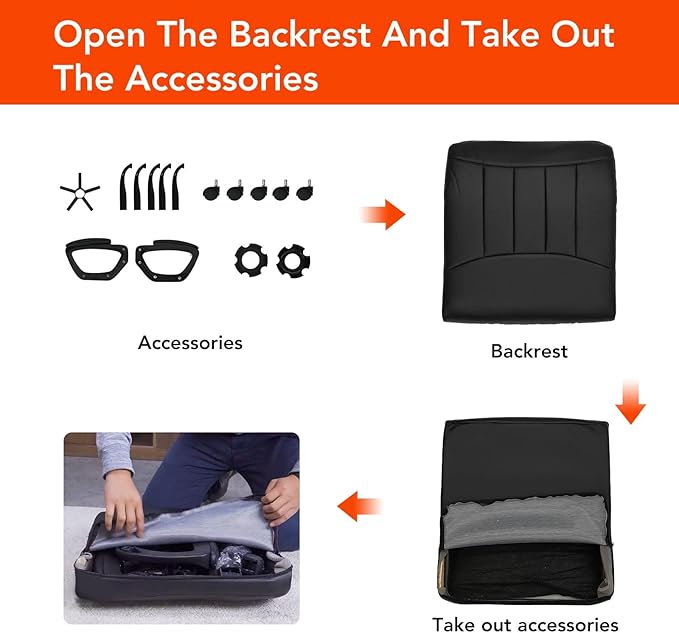 CLATINA Mid Back Leather Office Executive Chair with Lumbar Support and Padded Armrestes Swivel Adjustable Ergonomic Design for Home Computer Desk 2 Pack