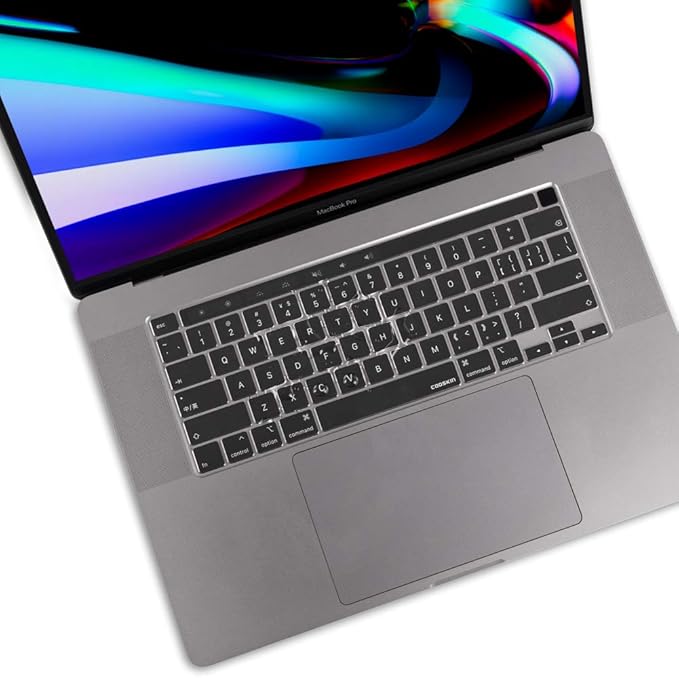 Ultra Thin Keyboard Cover Skin for MacBook Pro 16 inch with Touch Bar Touch ID A2141 and MacBook Pro 13 inch A2338 A2251 A2289 Keyboard Protector