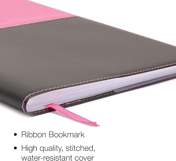 2026 Planner Calendar, 8"x10" : Includes 14 Months (November 2025 - December 2026) / 2026 Weekly Planner/Weekly Agenda/Monthly Calendar Organizer (Pink/Black)