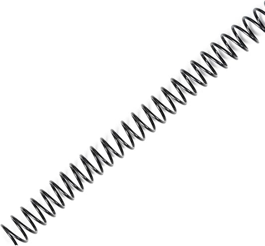 TOTiyea 100 Pack Plastic Spiral Binding Coils,8mm(5/16") Binding Spirals,40 Sheet Capacity,4:1 Pitch, Black