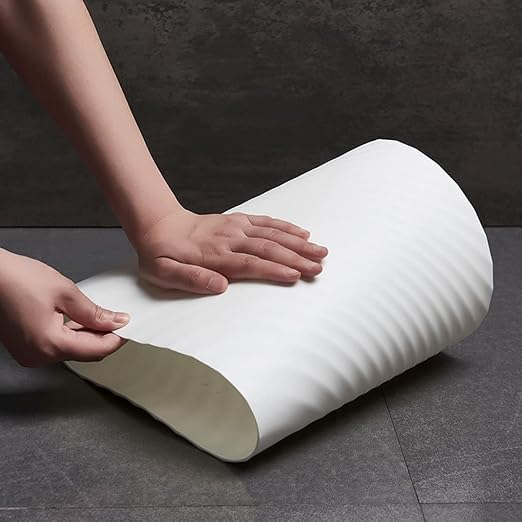 Bathroom Trash Can 1.8 Gallon Waste Basket 2 Pack Small Garbage Can for Toilet Office Bedroom, White