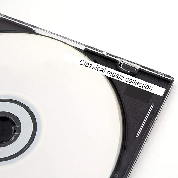 Label KINGDOM TZe-211 6mm Label Maker Tape Replacement for Brother TZe211 TZe TZ Tape 6mm 0.23 Laminated White 1/4 Inch Compatible with Brother P Touch PT-D210 PT-D220 PT-H110 PT-D400, 6-Pack