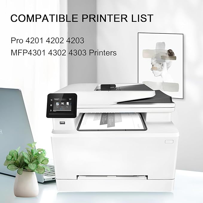 W2150XC Compatible for W2150XC Toner Cartridges Set, Compatible with Color Laser Jet Pro MFP 4301 4302 4303 Series Printers(2 Pack, Black)