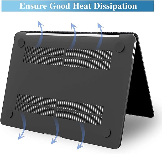 KEROM Compatible for MacBook Pro 14 Inch Case 2025-2021 M5 M4 M3 M2 M1 Pro/Max Chip A3434 A3112 A3185 A3401 A2918 A2992 A2779 A2442, Cute Aesthetic Plastic Hard Shell & Keyboard Cover, Beach Sunset