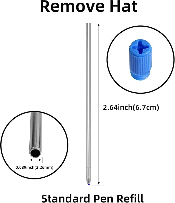 YOUMI 멀티컬러 펜 4 in 1 다기능 펜, 금속 케이스 0.5mm 샤프 레드 볼펜, 블루 볼펜 및 블랙 볼펜, 저널링용 선물 (블루)