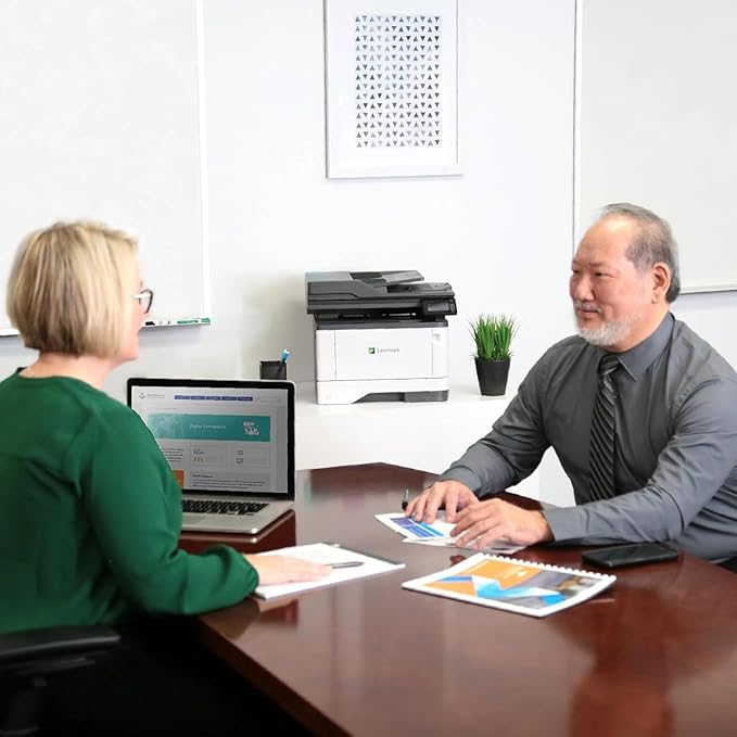 LEXMARK MX431adn Laser Multifunction Printer - Monochrome (29S0200) Bundle with 55B1000 Black 3K Yield Toner Cartridge