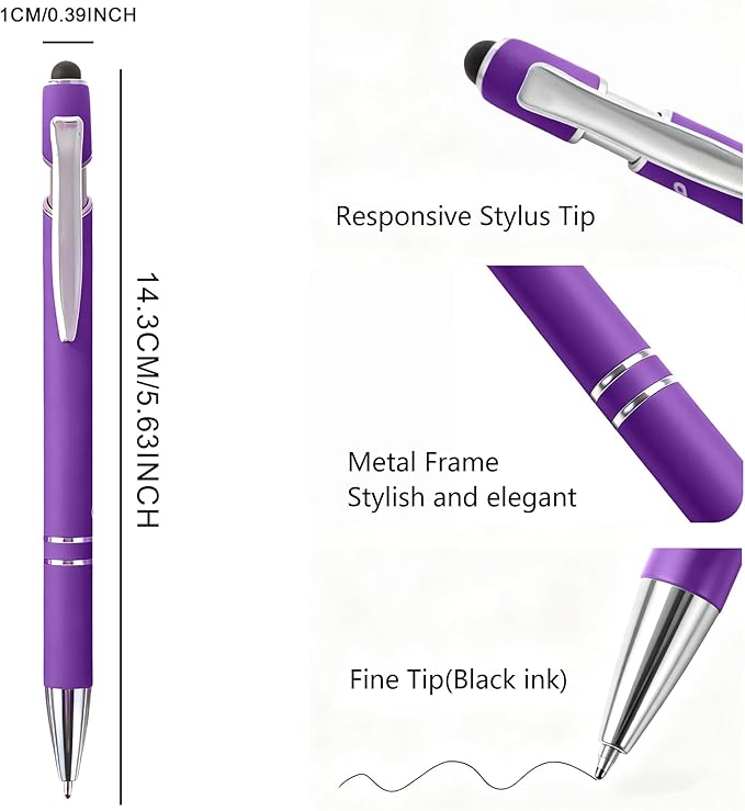 Christian Bible Verse Ballpoint Pen - Inspirational Scripture Pens Bulk Gift for Church Members, Friends & Family on Christmas (10 Count)