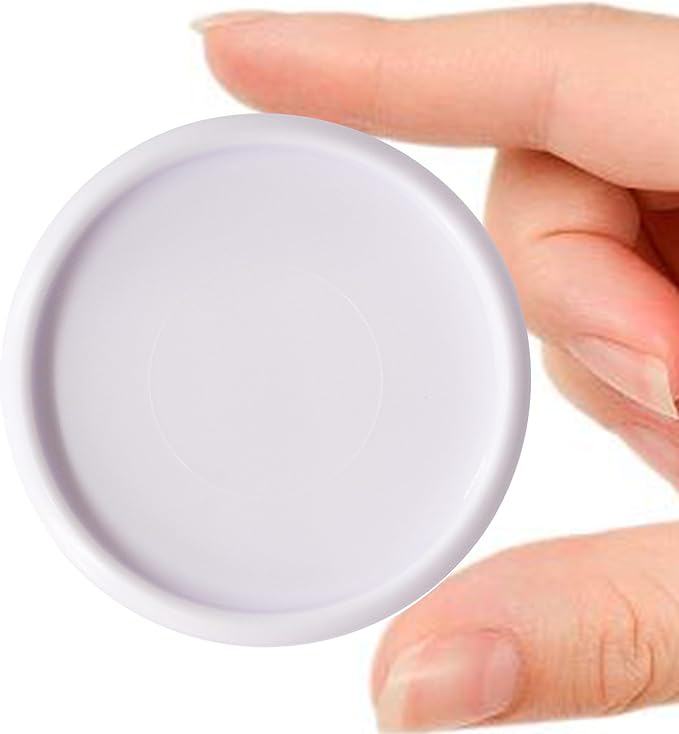 100pcs Discbound Notebook Discs DIY Planner Accessoriesfits for Tul,Levenger,Arc,Happy Planner,Talia(White,1.5inch/38mm)