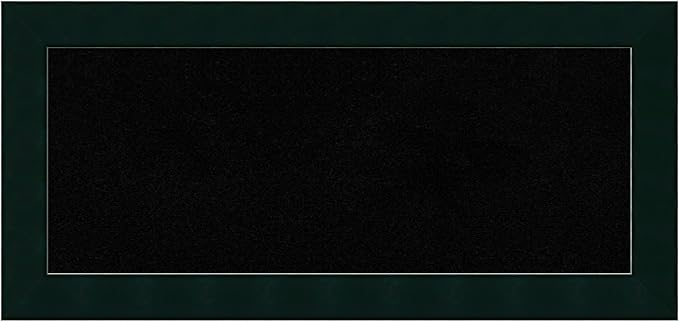 Amanti Art Black Cork Board for Wall, 16x34 Vision Board with Black Wood Frame, Medium Corkboard Office Decor for Home Organization, Modern Corkboard Pinboard to Display Items for Home Organization